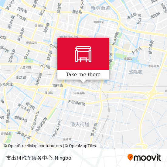 市出租汽车服务中心 map