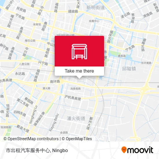 市出租汽车服务中心 map