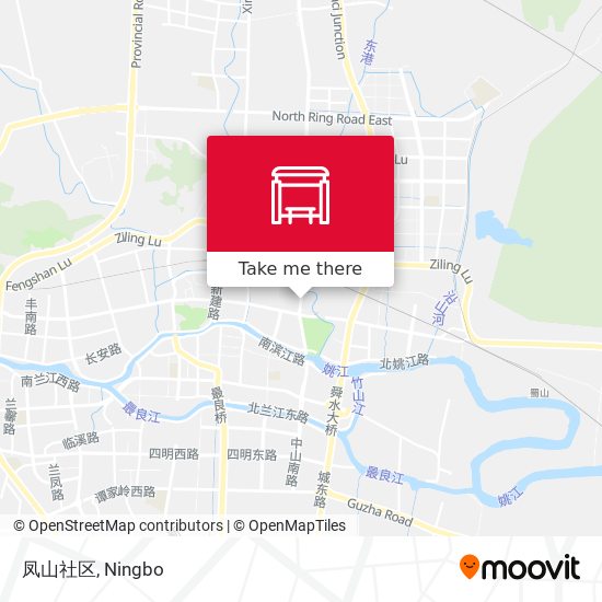 凤山社区 map