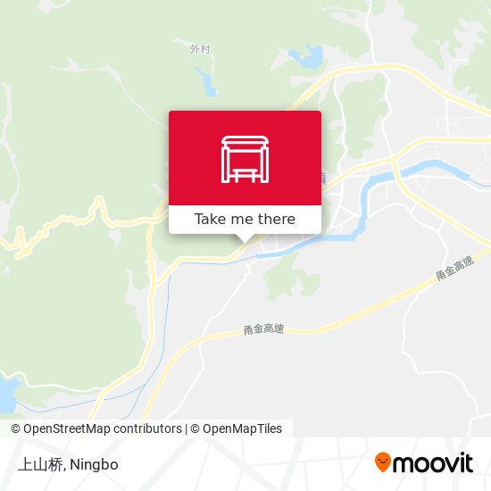 上山桥 map