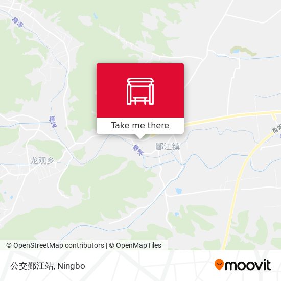 公交鄞江站 map