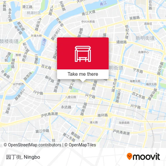 园丁街 map