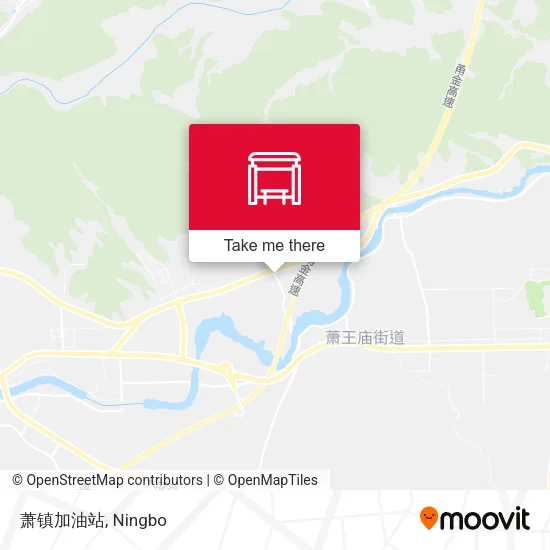 萧镇加油站 map