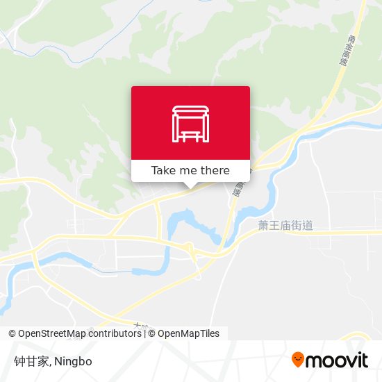 钟甘家 map