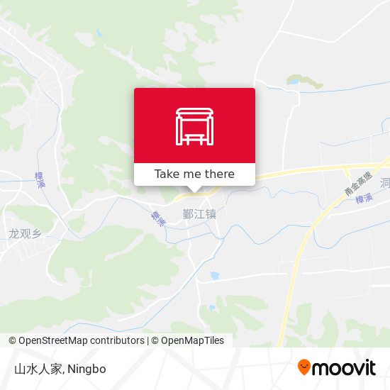 山水人家 map