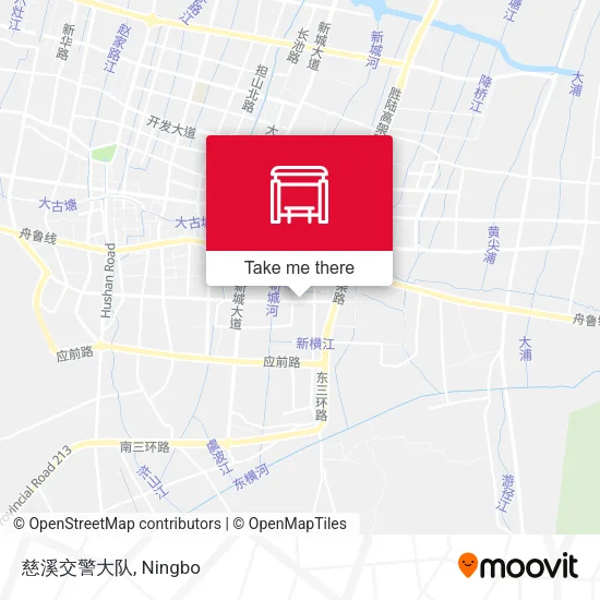 慈溪交警大队 map