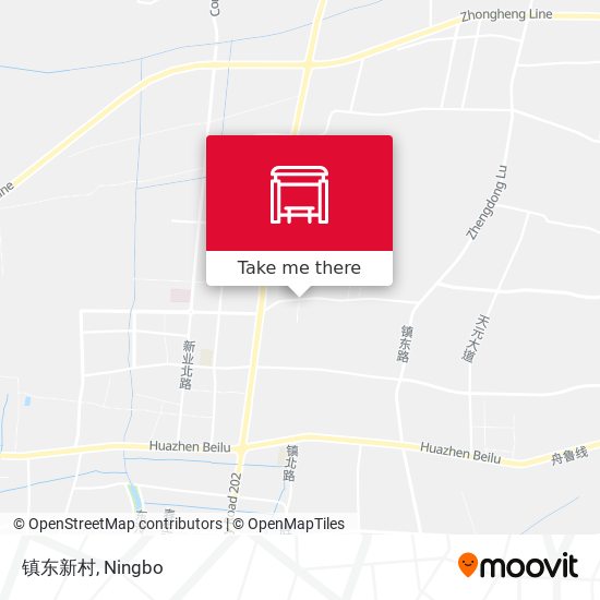 镇东新村 map