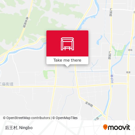 后王村 map