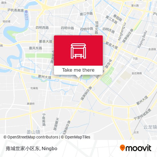 雍城世家小区东 map