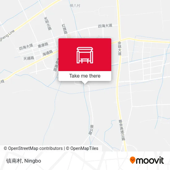 镇南村 map