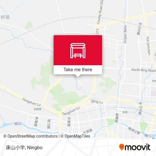 康山小学 map