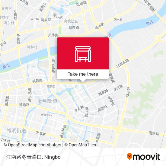 江南路冬青路口 map