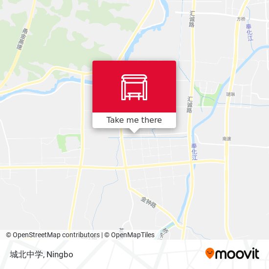 城北中学 map