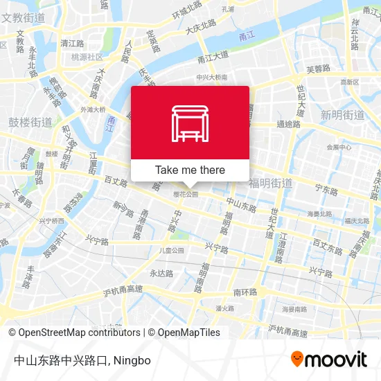 中山东路中兴路口 map