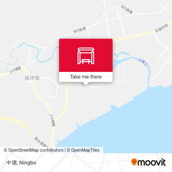 中塘 map