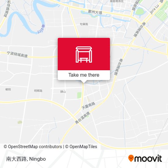 南大西路 map