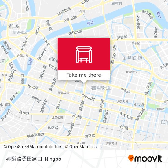姚隘路桑田路口 map