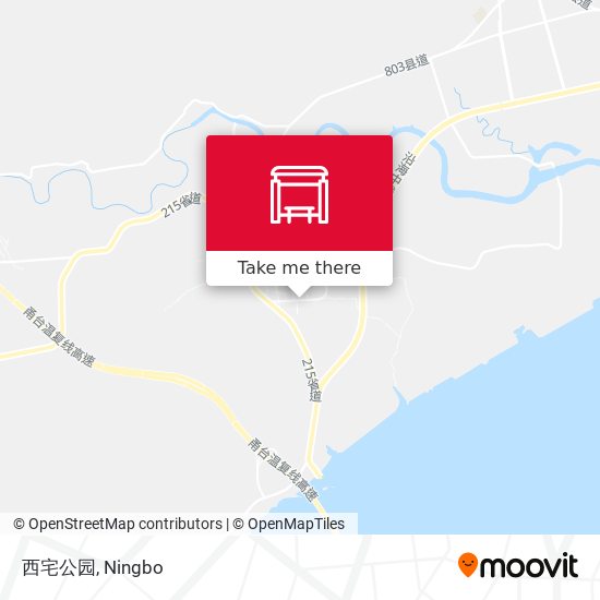 西宅公园 map