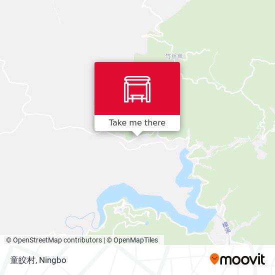 童皎村 map