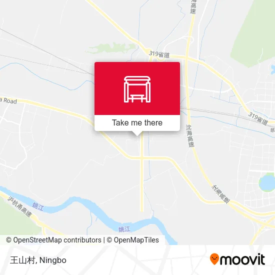 王山村 map