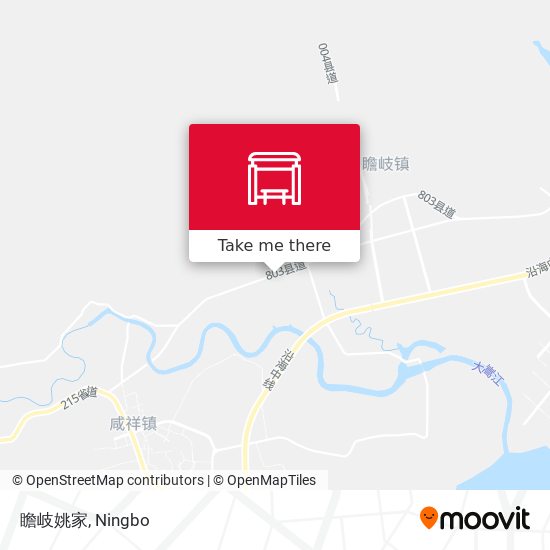 瞻岐姚家 map