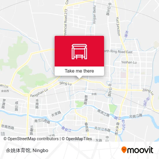 余姚体育馆 map