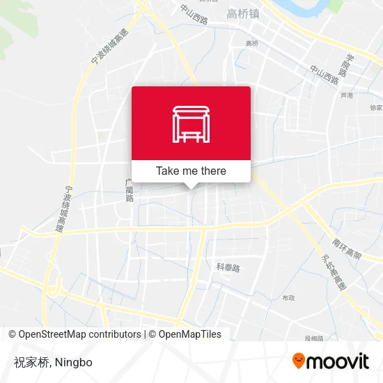 祝家桥 map