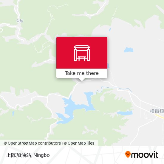 上陈加油站 map