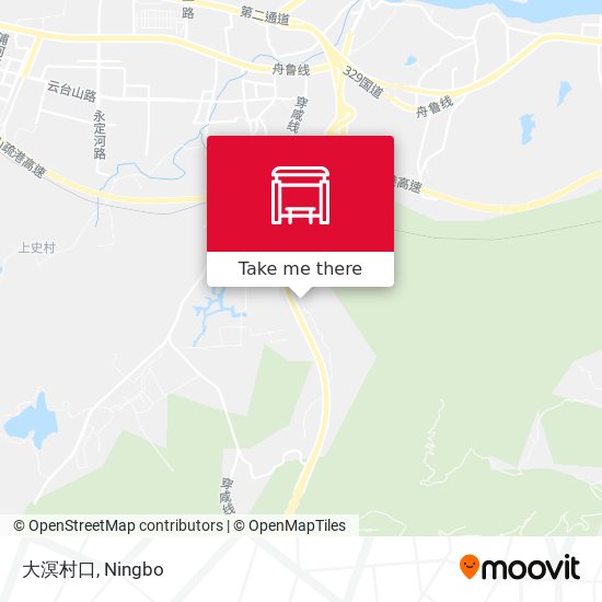 大溟村口 map