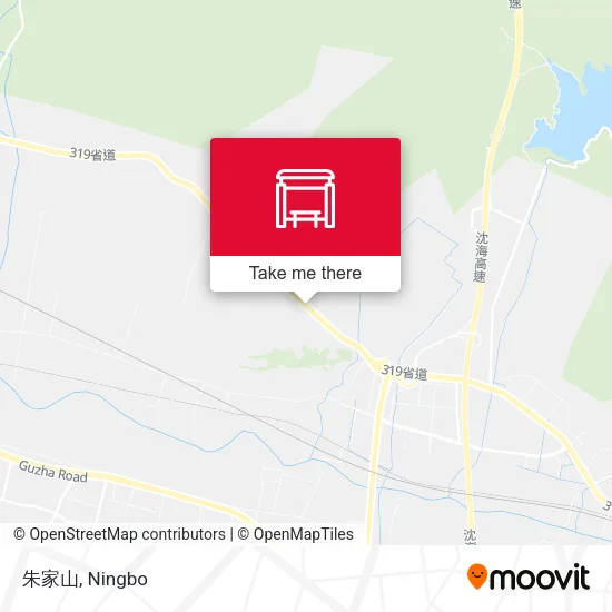 朱家山 map