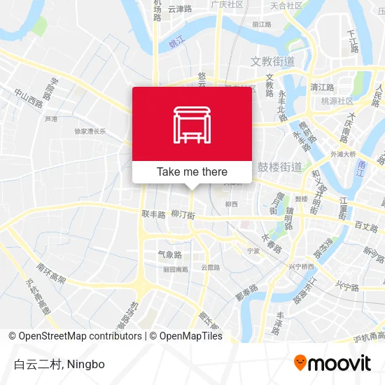 白云二村 map