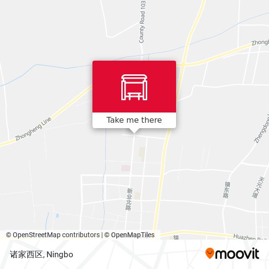诸家西区 map