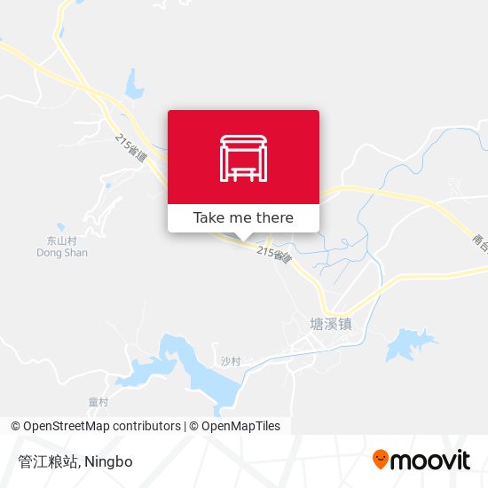 管江粮站 map