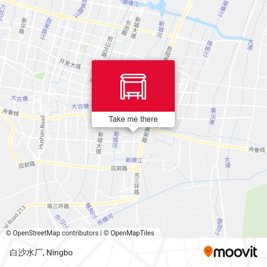 白沙水厂 map