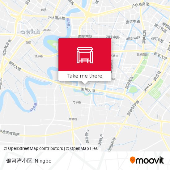 银河湾小区 map