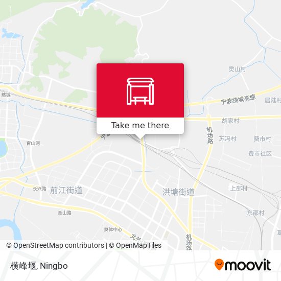 横峰堰 map