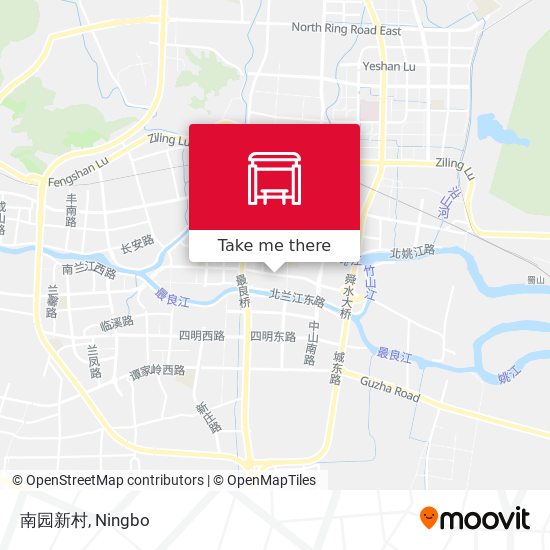 南园新村 map