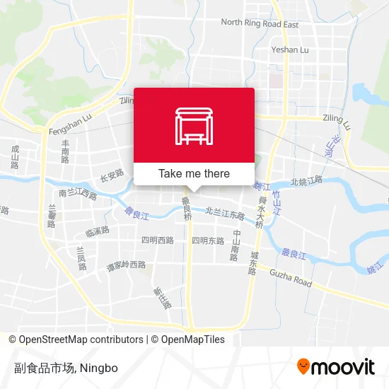 副食品市场 map