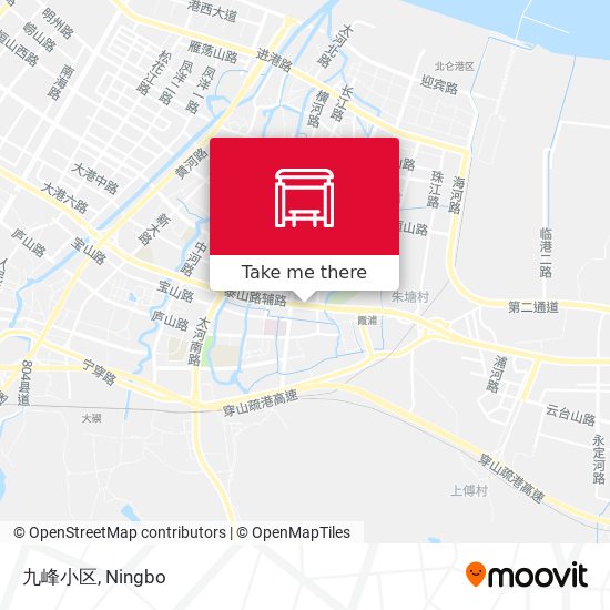 九峰小区 map