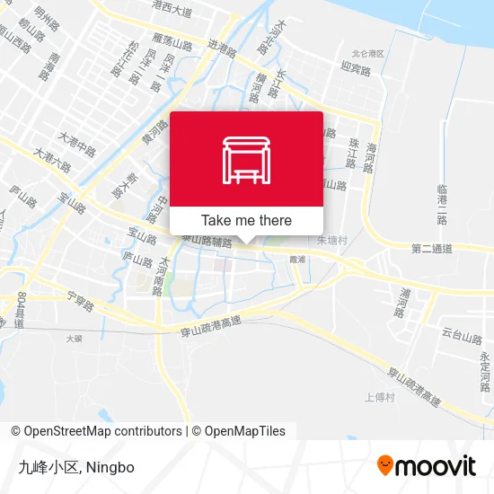 九峰小区 map