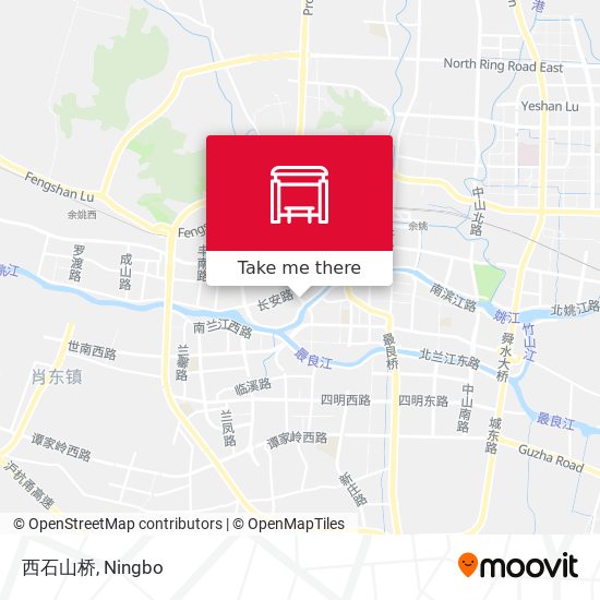 西石山桥 map