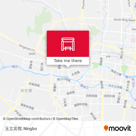 玉立宾馆 map