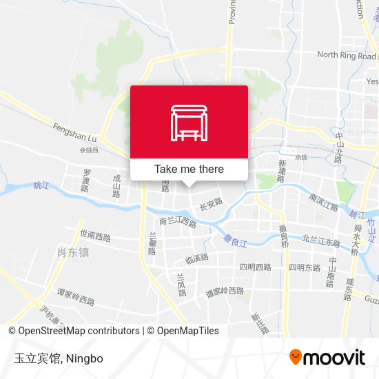 玉立宾馆 map
