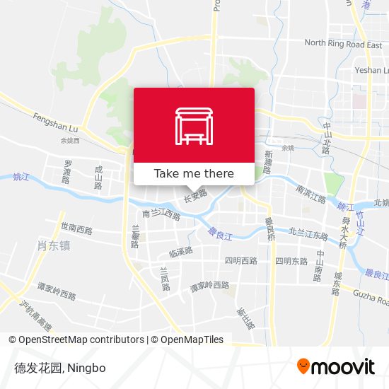 德发花园 map