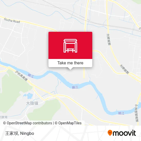 王家坝 map