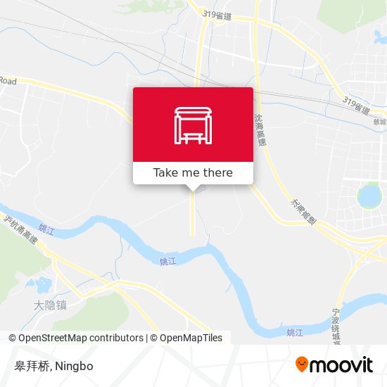 皋拜桥 map