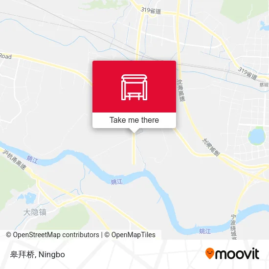 皋拜桥 map