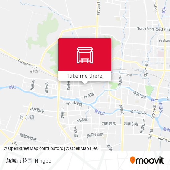 新城市花园 map
