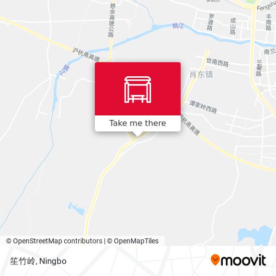 笙竹岭 map