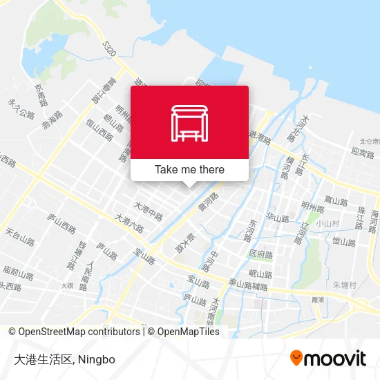 大港生活区 map